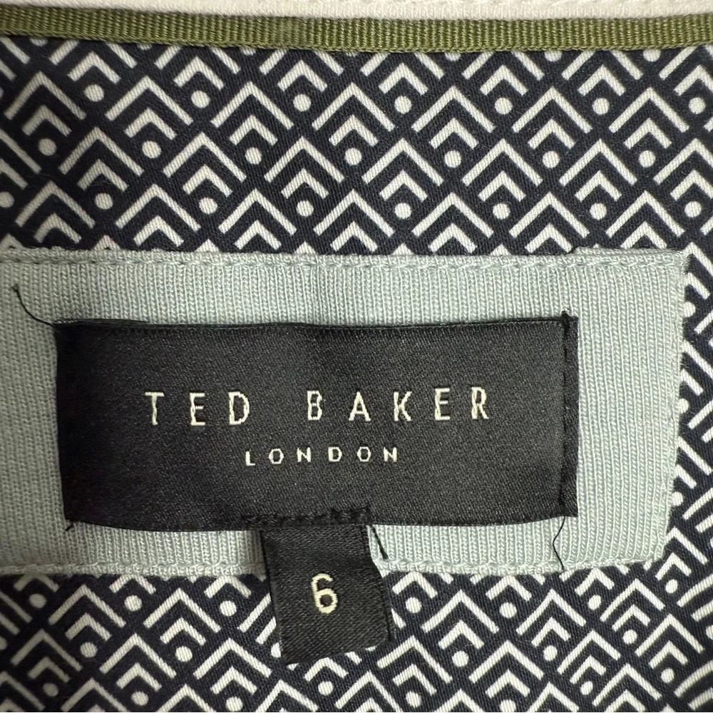 Ted Baker Men's Tortilla Tipped Polo‎ Pale Blue XXL Short Sleeves Preppy Casual